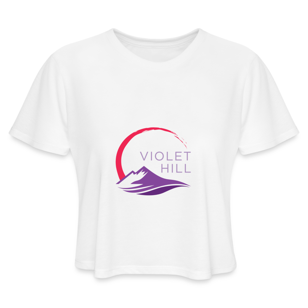 Women's Cropped T-Shirt - white