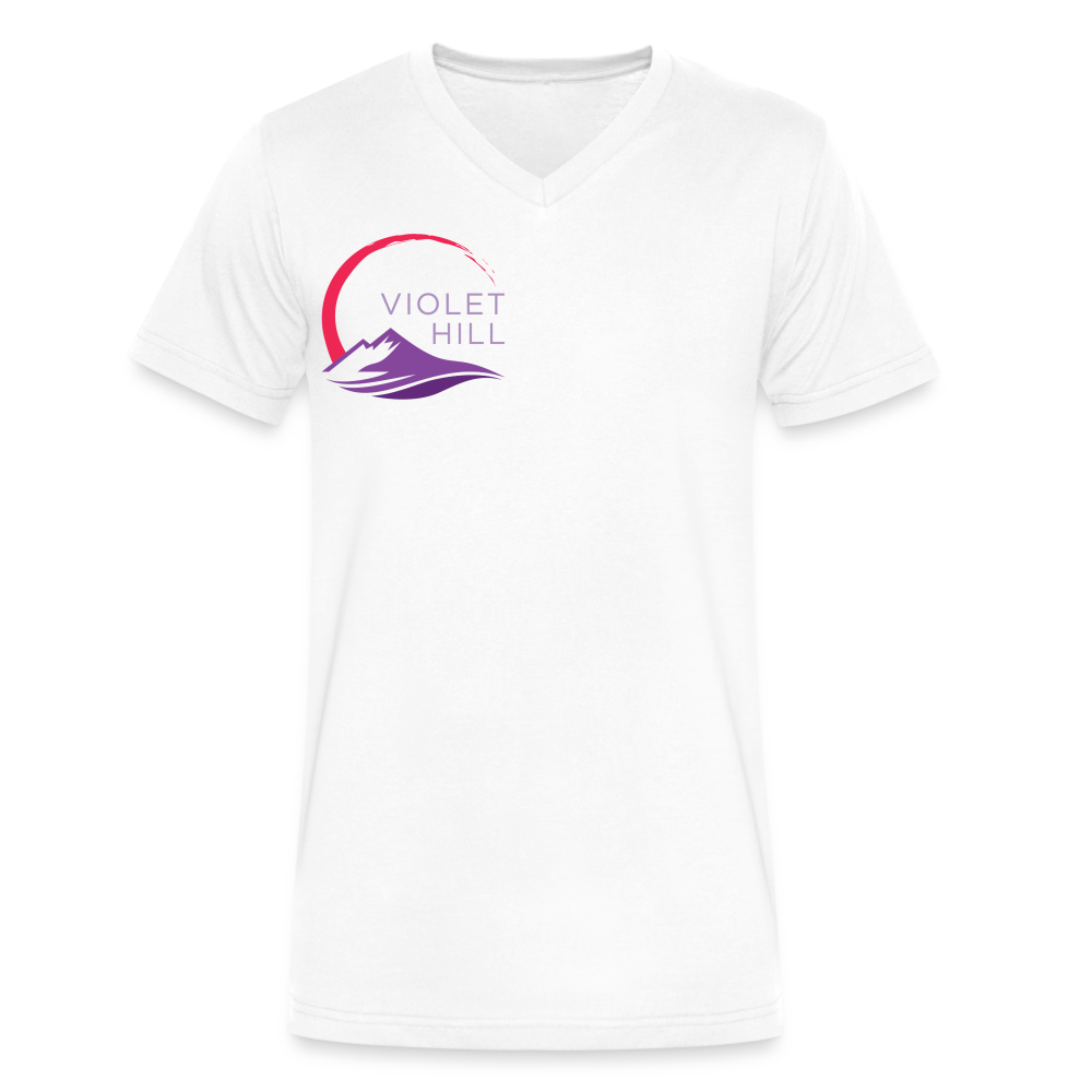 Men's V-Neck T-Shirt - white