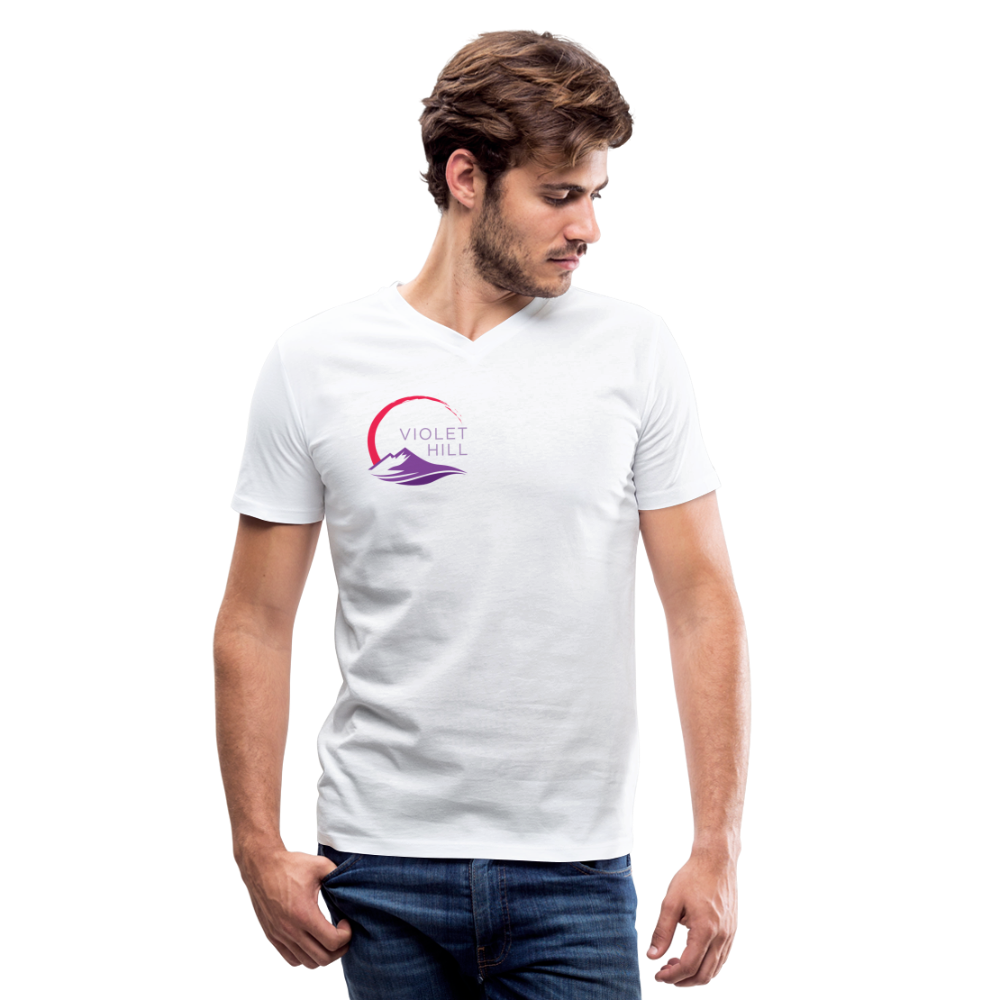 Men's V-Neck T-Shirt - white