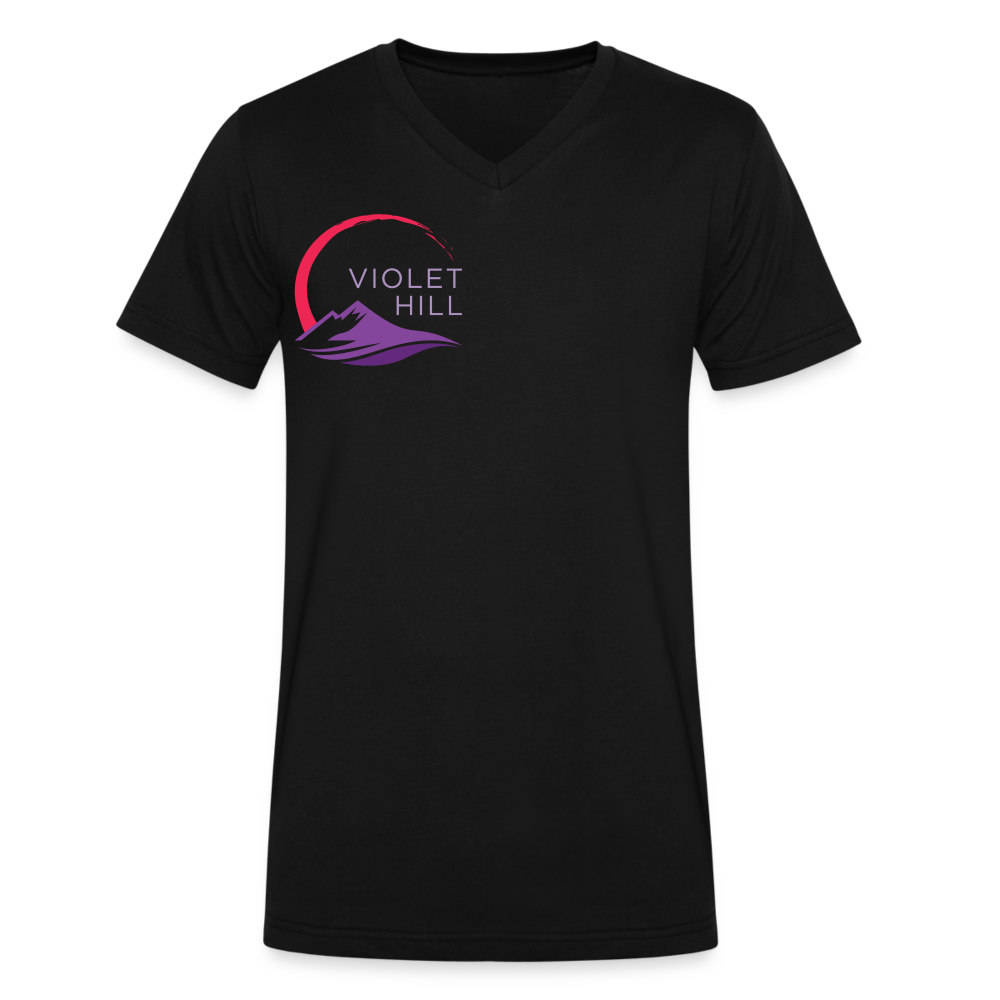 Men's V-Neck T-Shirt - black