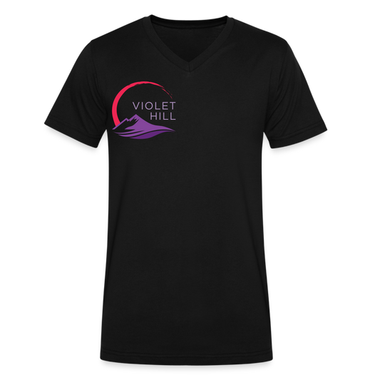 Men's V-Neck T-Shirt - black