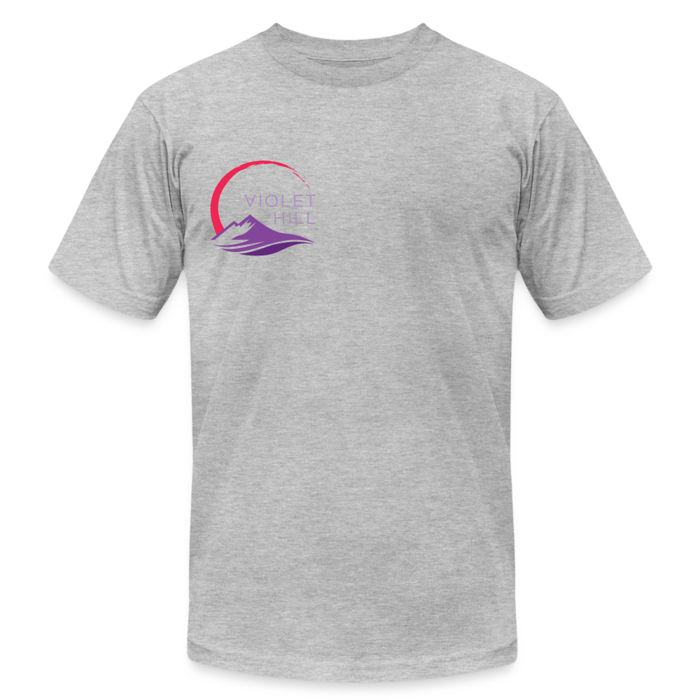 Unisex Jersey T-Shirt by Bella + Canvas - heather gray