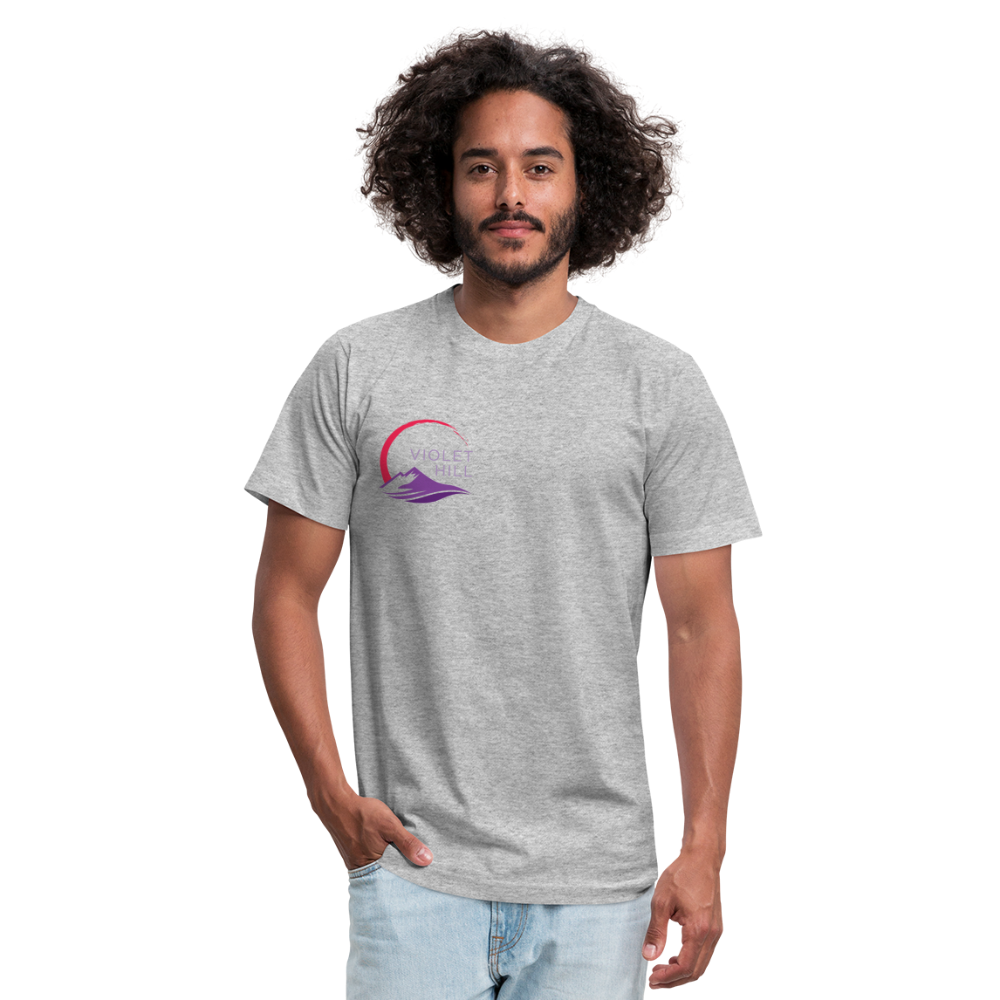 Unisex Jersey T-Shirt by Bella + Canvas - heather gray