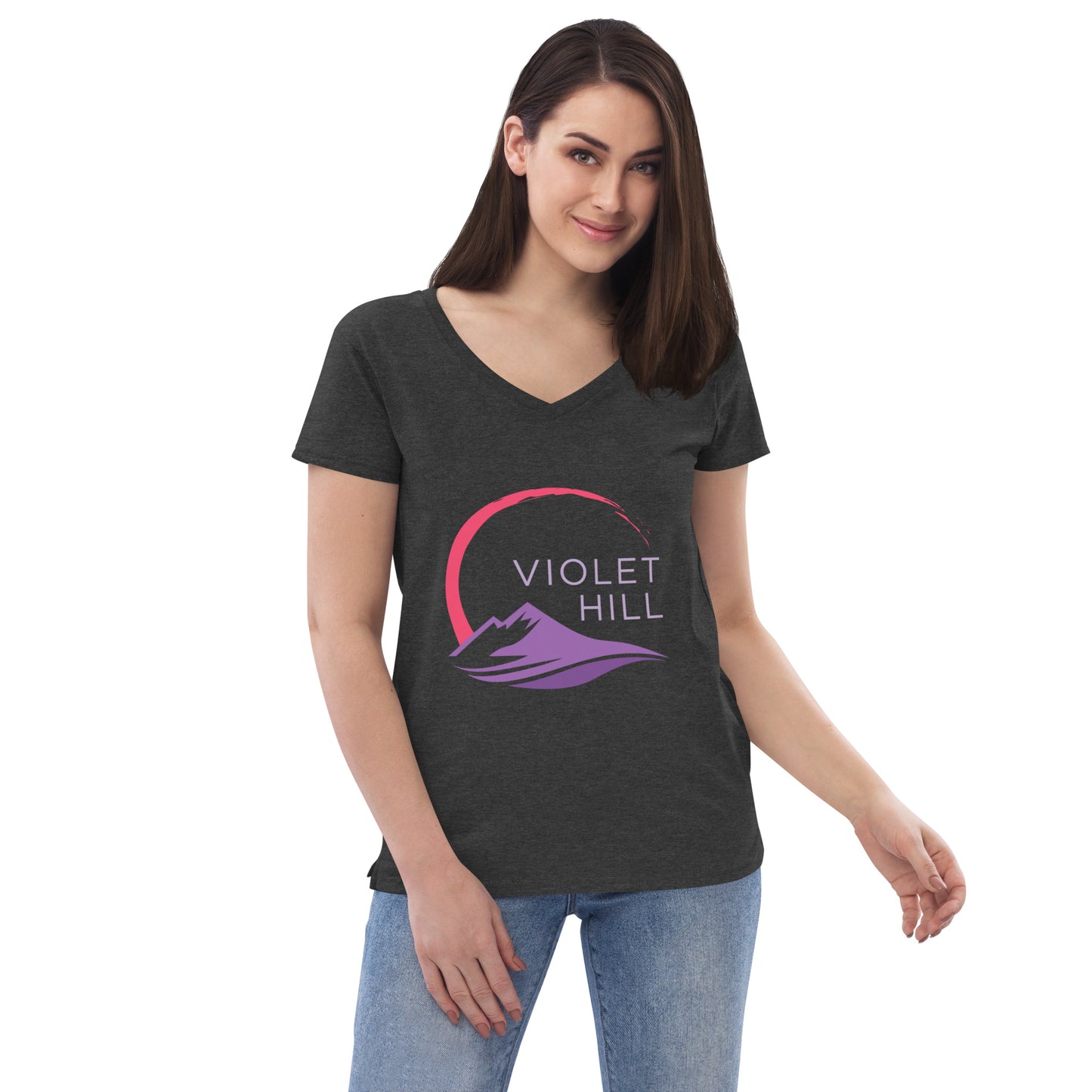 Women’s recycled v-neck t-shirt