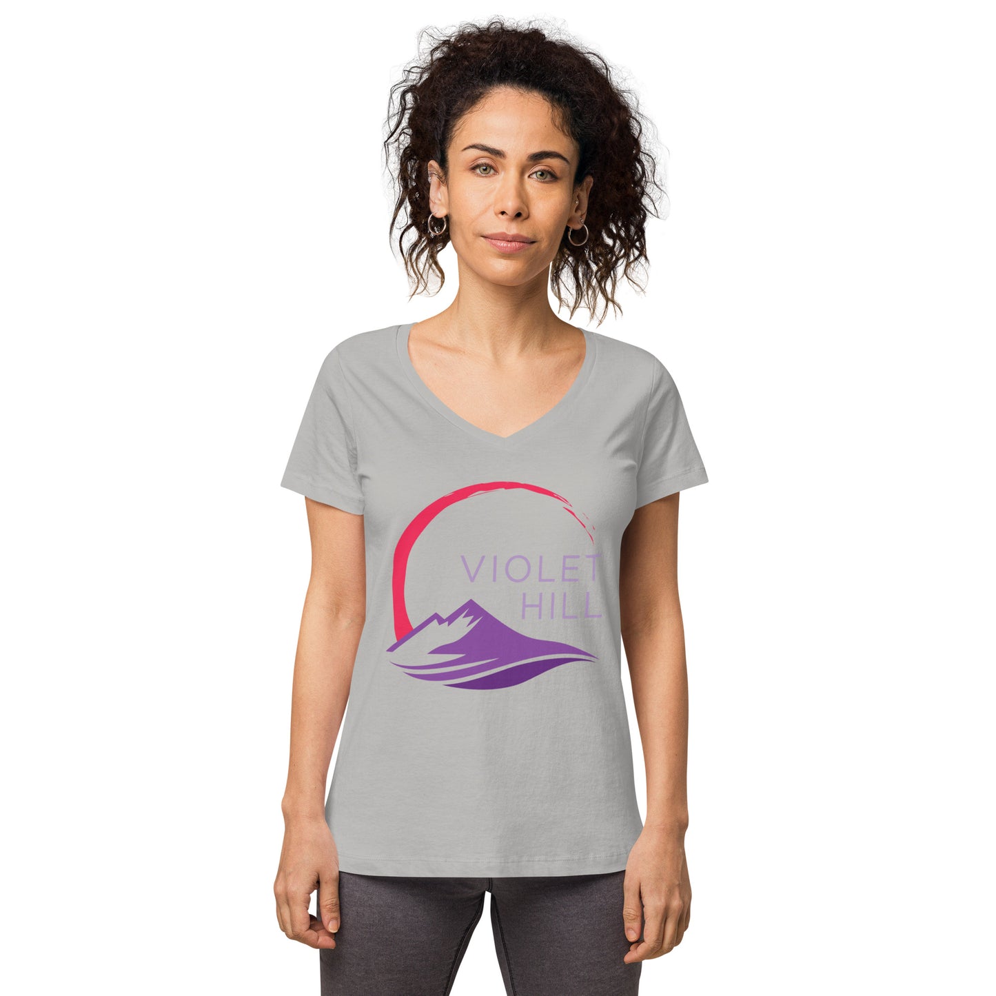 Women’s fitted v-neck t-shirt