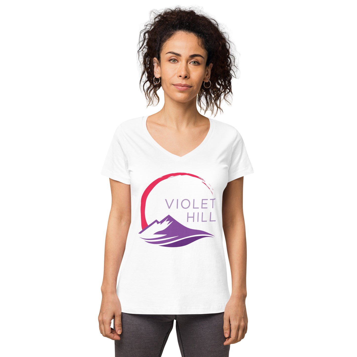 Women’s fitted v-neck t-shirt